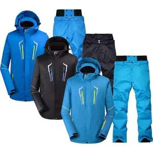 Waterproof <b>Thermal</b> Skiing Suit for Men & <b>Women</b> | Windproof Winter Snowboard Jacket and Pants <b>Set</b> - Product Image 5