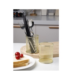 Vintage design table decorative cutlery holder premium quality stainless steel customized shape cutlery holder at good price - Product Image 6