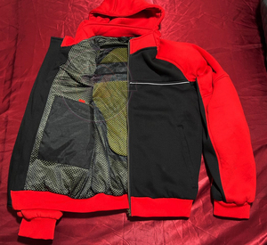 Moto Textil Montar Ropa DE SEGURIDAD Sudadera con capucha Motociclistas de calle Motocicleta Casual Sudadera con capucha de lana protectora con tira reflectante - Product Image 4