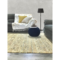 Pouf en jute marocain fait à la main pouf en macramé repose-pieds moderne décor à la maison cadeau Saint-Valentin