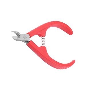 Meilleurs pinces de manucure pour soins de beauté Pinces à ongles à manche en plastique rouge pour ongles incarnés Pinces à cuticules pour ongles d'orteils - Product Image 6