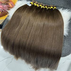 ผมต่อแบบมนุษย์แท้สำหรับต่อขนยาวสีน้ำตาลตรง100กรัมทำจากเวียดนาม - Product Image 1