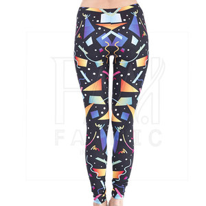 Suministro en línea de mallas deportivas para mujer, transpirables, de cintura media, sublimación de Pekín personalizada para niñas para el verano - Product Image 2