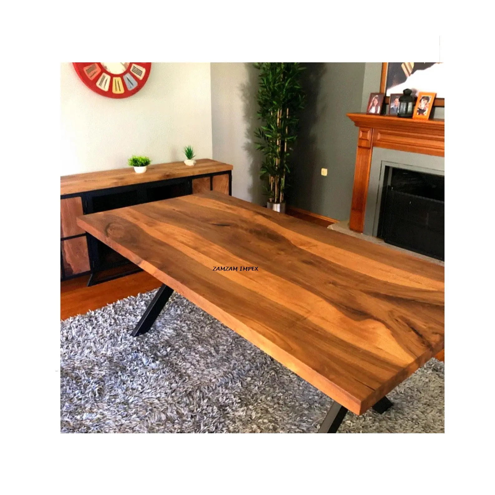 Houten Tafel Voor Eetkamer Vergaderzaal