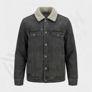 Vestes en jean pour femmes de qualité supérieure, prix de gros, mi-longues, logo imprimé personnalisé, tendance de la mode, couleur personnalisée - Product Image 1