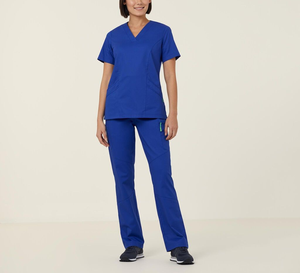 Custom High <b>Quality</b> Various Color Options Nursing Women's Scrubs Set Plus Size Stretch Nurse Wholesale Medical Scrubs Doctors - Product Image 2