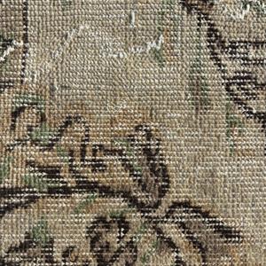 Turkish Area Rug 3.7x7.5 ft (112x229 cm), Vintage <b>Brown</b> Polka dot Rug - Product Image 3