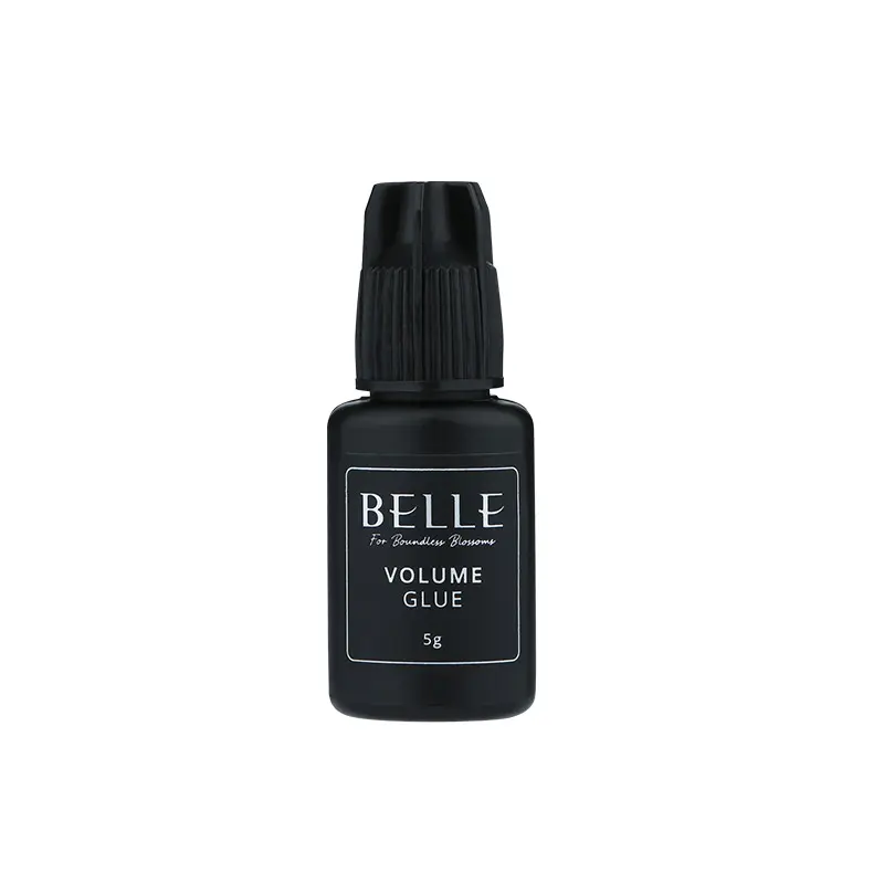 Belle Volume cola 5g Adhesive extensão dos cílios Para artistas profissionais especializados do chicote Viscosidade ideal para extensões do chicote do volume