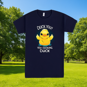 T-shirt Promozionali Duck You per Branding Personalizzato e Consapevolezza del Marchio - Product Image 2