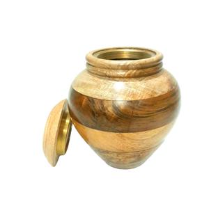 โกศไม้ทำมือส่วนบุคคลสำหรับบรรจุอัฐิมนุษย์ งานศพ โกศสำหรับบรรจุอัฐิผู้ใหญ่ - Product Image 2