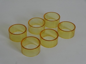 Transparent bonne qualité acrylique rond de serviette concepteur créatif à la main rond de serviette classique décoratif fantaisie métal rond de serviette - Product Image 5