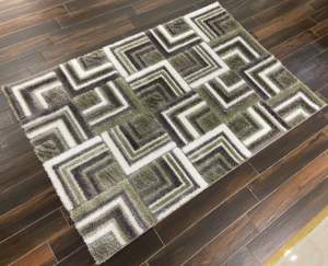 Alfombra Adiva de Alta Calidad, Tejida a Máquina, de Pelo Largo, Rectangular, Jacquard, de Poliéster Turco, para Sala de Estar, Dormitorio - Product Image 4