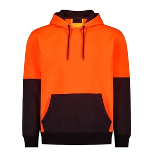BROOKLYN ATHLETICS <b>NY</b> Men's Hi Vis Work Winter <b>Hoodie</b> Reflective Protective Breathable Cotton Safety Wear <b>Hoodie</b> - Product Image 1