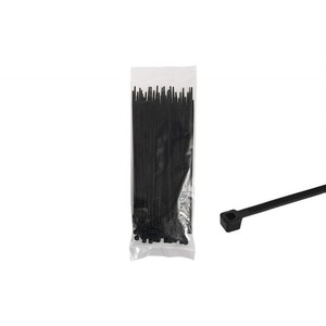 Zip Ties 3,6x300mm, Negro (100 Uds.) - Product Image 1