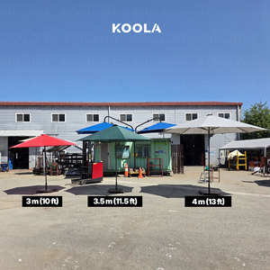 Sombrilla Comercial de 13 pies para Centro Comercial |   Estructura de Acero de Alta Resistencia |   Sombrilla KOOLA CENTRA de 4m |   Resistente a los rayos UV y al agua - Product Image 4