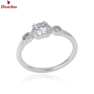 Custom high quality fine jewelry 925 sterling silver cubic zircon gemstone <b>ring</b> for women and <b>girl</b> - Product Image 1