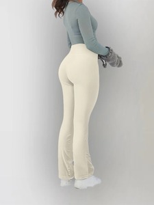 Pantalones de Yoga para gimnasio para mujer, mallas de cintura alta con sensación de desnudo, pantalones de ciclismo para correr, pantalones de Yoga elásticos transpirables para deportes sin costuras - Product Image 6