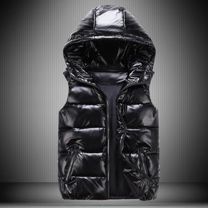 Manufacturer Logo Design Puffer Vest for Men Winter Casual Wear Quilted <b>Gilet</b> Wholesale Customized Plus Size Waistcoat - Product Image 3
