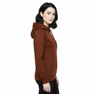 Sudadera con Capucha Extra Grande de Color Marrón, 400GSM, 100% Algodón, Felpa de Algodón, Estilo Urbano, Sudadera con Capucha con Logotipo Personalizado, Hombros Caídos - Product Image 4