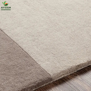 Tapis décoratifs doux et élégants en laine, tapis faits à la main pour la chambre à coucher et le salon - Product Image 2