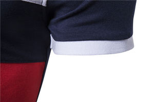 Polo de Algodón Nuevo de Verano para Hombre, Estilo Casual, con Parches, Marca de Polos para Hombre, Polo Social de Negocios, Manga Corta, Camisetas para Hombre - Product Image 6