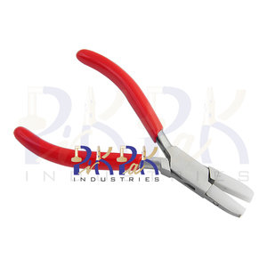 Flat Nose Plier with Nylon Jaws 125mm PVC Handles Crimping Fishing Jewelry Making Wire Wrapping Tool - Product Image 5
