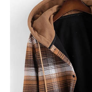 Sweat-shirts en flanelle douce et chaude, coupe décontractée, pour le style urbain, les activités de plein air et le quotidien. - Product Image 5