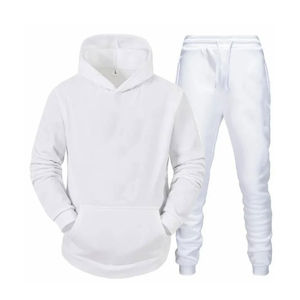 Completamente personalizado Regular Fit Tech Fleece 100% algodón Ropa deportiva Traje de jogging liso Chándal de gran tamaño para hombres - Product Image 6