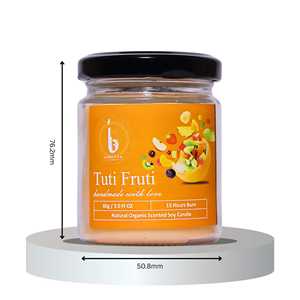 Vela Aromática Artesanal de Soja Natural con Aroma Tutti Frutti, Decoración Ecológica para el Hogar y la Oficina, Pedidos al por Mayor para el Mejor Precio - Product Image 2
