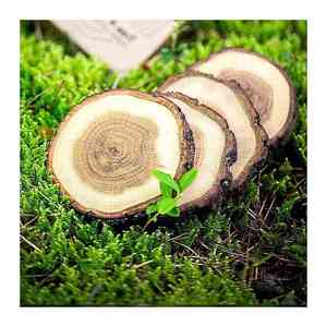 Dessous de verre en bois vierge fait à la main au design personnalisé Forme sur mesure en bois de noyer sur mesure avec qualité pour exportation - Product Image 2