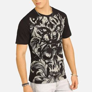 2024 nouveau été T-shirts imprimé coton respirant hommes mode 100% coton tenue décontracté Sublimation t-shirts - Product Image 3