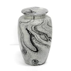 โกศบรรจุอัฐิอะลูมิเนียม แบบทันสมัยและแบบดั้งเดิม สไตล์หิน สำหรับบรรจุอัฐิมนุษย์ อุปกรณ์งานศพ โกศบรรจุอัฐิสำหรับผู้ใหญ่ ขนาด 10 นิ้ว - Product Image 5