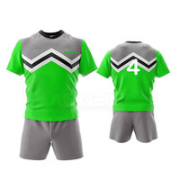 Seragam Rugby Lengan Pendek Poliester 100% Berkualitas Tinggi Terlaris Ukuran Besar Unisex Nyaman Bernapas Cepat Kering