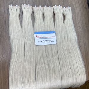 Cinta de extensiones de cabello de precio barato con brillo completo en extensiones Cinta de tira larga de trama de piel en cabello humano Remy - Product Image 6