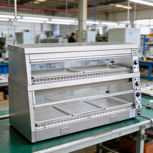 ตู้โชว์อาหารอุ่นร้อนแบบเพิ่มความชื้น HCW-5 สำหรับไก่ทอด ช่วยให้ไก่<span class=keywords><strong>กรอบ</strong></span>อร่อยและฉ่ำ ป้องกันการแห้งกร้าน - Product Image 5