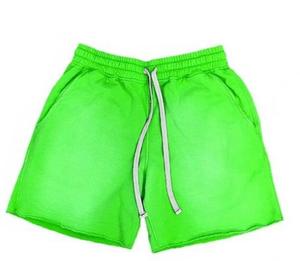 กางเกงขาสั้นผู้ชายสไตล์วินเทจฟอกสีแบบย้อมกรด ผ้าคอตตอนหนา 100% สกรีนโลโก้ตามสั่ง สไตล์สตรีทแวร์ - Product Image 6