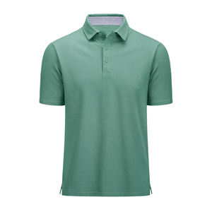Logo personnalisé impression broderie polos bouton classique basique manches courtes respirant affaires décontracté golf polos pour hommes - Product Image 4