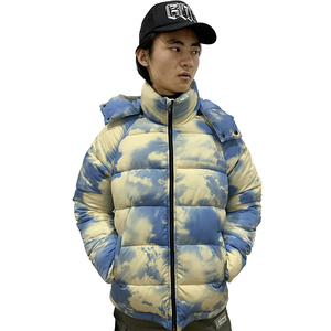 Chaqueta Cortavientos de Punto para Mujer, Chaqueta Deportiva, Chaqueta de Invierno con Estampado Tie-Dye, Chaqueta Acolchada con Logotipo Personalizado, Directo de Fábrica - Product Image 5