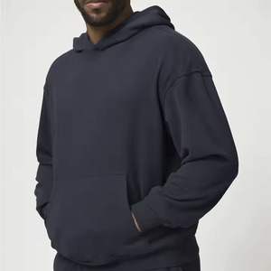 Sweats à capuche personnalisés de haute qualité pour hommes Streetwear Pulls en coton épais Sweatshirts à capuche pour hommes - Product Image 3