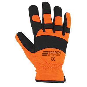 ถุงมือช่างยนต์งานช่างหนังมีแผ่นผ้าฝ้ายเสริมแรงทนทานต่อการขัดถูโลโก้ได้ตามต้องการ - Product Image 3