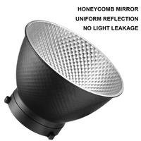 Plat d'abat-jour de diffuseur de réflecteur Standard de 7 pouces avec grille en nid d'abeille pour Bowens Mount Studio Flash stroboscopique Speedlite
