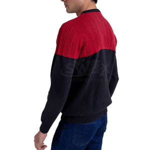 Pull en tissu mélangé décontracté pour homme, tricot doux, pull-over, automne hiver, chaud et confortable, pull pour homme - Product Image 2