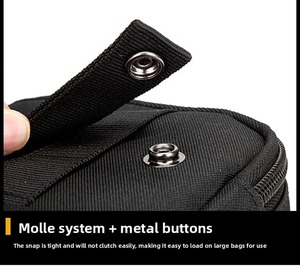 กระเป๋าคาดเอวแนวยุทธวิธีสำหรับตั้งแคมป์กลางแจ้งกระเป๋าห้อยเอวแนวสปอร์ตกระเป๋าอุปกรณ์เสริมความจุ25-49L กันน้ำอเนกประสงค์ทนทาน - Product Image 3