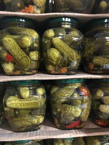 Concombres de bébé en saumure Concombre en conserve conservé dans du vinaigre-Cornichons marinés - Product Image 4