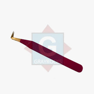 แหนบต่อขนตาแบบมืออาชีพทำจากสเตนเลสสตีล - Product Image 3