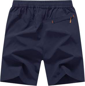 Pantalones cortos transpirables de alta calidad para hombre, pantalones cortos informales para gimnasio, nuevo diseño, pantalones cortos para correr, bolsillos en la cintura elástica - Product Image 2