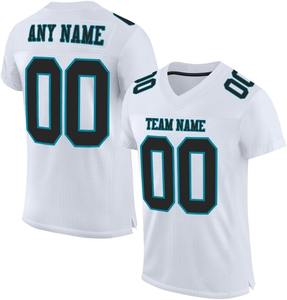 Camisetas de Fútbol Americano Personalizadas OEM del Fabricante 2026, Tejido de Poliéster Transpirable de Secado Rápido, Impresión por Transferencia de Calor, Nombres de Equipos - Product Image 3