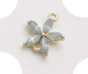 ข้อต่อฝาแก้วโอปอลที่ดูดี925เครื่องประดับเงินสเตอร์ลิงสีทองสำหรับเครื่องประดับวันครบรอบสุขสันต์วันปีใหม่ - Product Image 1