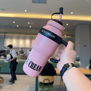 Vaso Térmico SD13 <span class=keywords><strong>de</strong></span> 40oz con Asa y Pajita para Retención <span class=keywords><strong>de</strong></span> Hielo por 24 Horas y Compatible con Portavasos <span class=keywords><strong>de</strong></span> Coche - Product Image 6