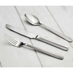 <b>Reusable</b> Gold Plated Fork Spoon <b>Cutlery</b> Modern Round Design Long Handle Knives and Spoon Fork <b>Cutlery</b> <b>Set</b> - Product Image 5